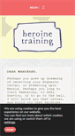 Mobile Screenshot of heroinetraining.com