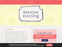 Tablet Screenshot of heroinetraining.com